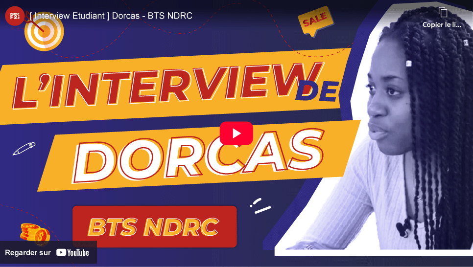 Témoignage d’une étudiante en BTS NDRC Négociation et Digitalisation de la Relation Client