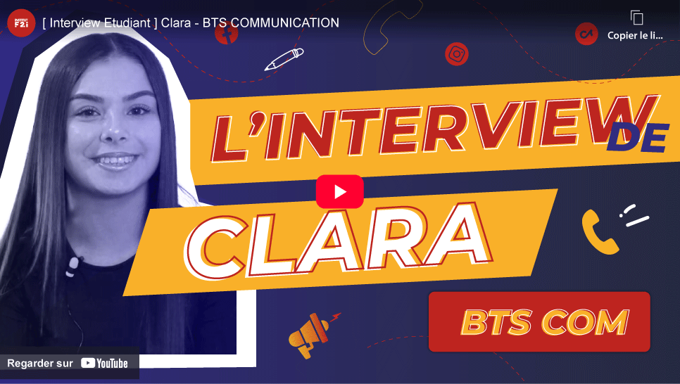 Témoignage d’une étudiante en BTS Communication